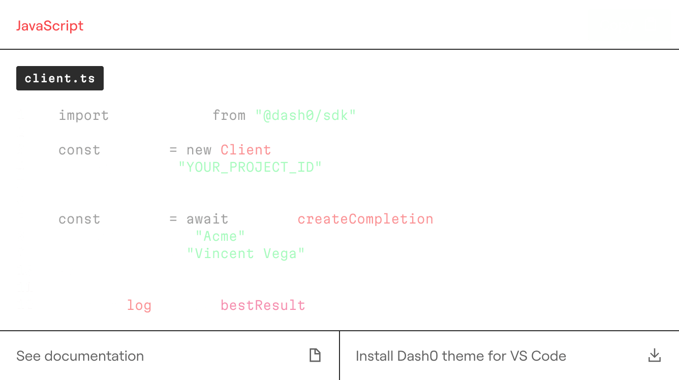 Code snippet